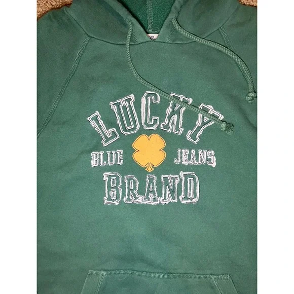 Lucky Brand Green Hoodie - Picture 3 of 12
